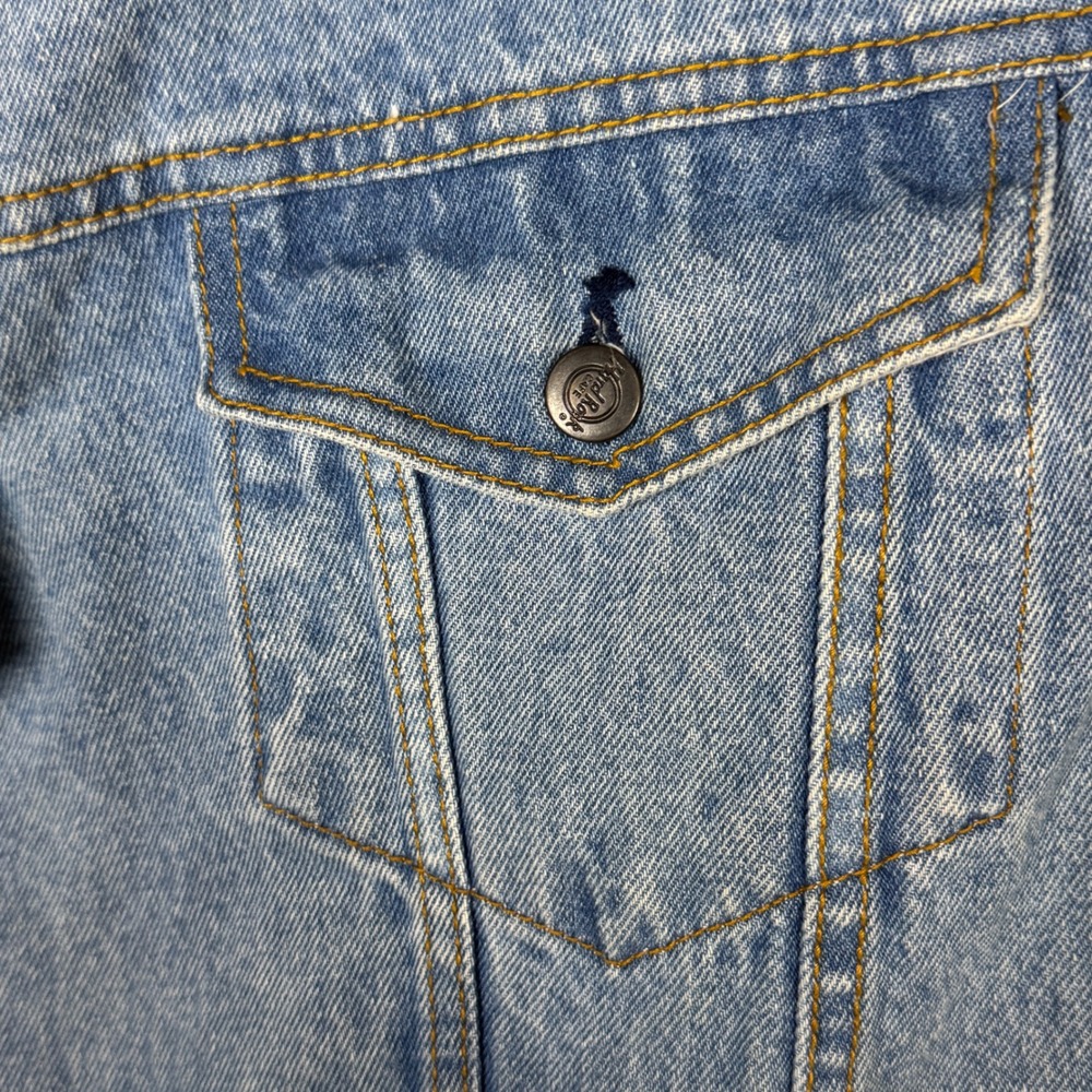 Vintage 1990s Hard Rock Cafe Orlando "Save The Planet" Denim Trucker Jacket - Picture 10 of 16